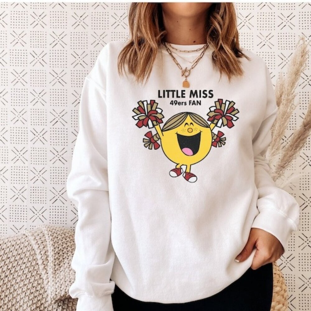 Little Miss 49ers Sweatshirt Retro San Francisco Football Fan Gift Style 05